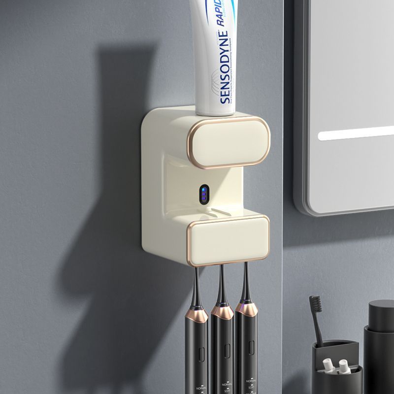 Intelligent UV Toothbrush Steriliser with Automatic Toothpaste Dispenser