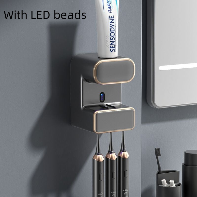 Intelligent UV Toothbrush Steriliser with Automatic Toothpaste Dispenser