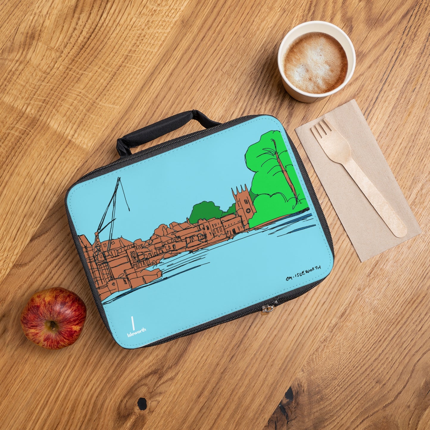 Isleworth Lunch Bag with Scenic Design