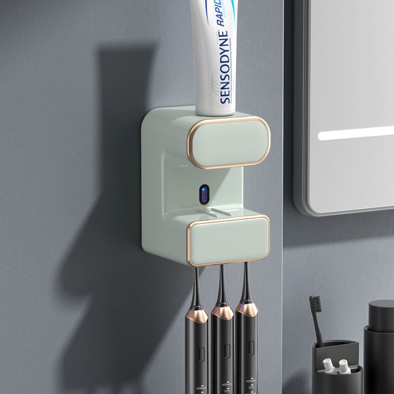 Intelligent UV Toothbrush Steriliser with Automatic Toothpaste Dispenser